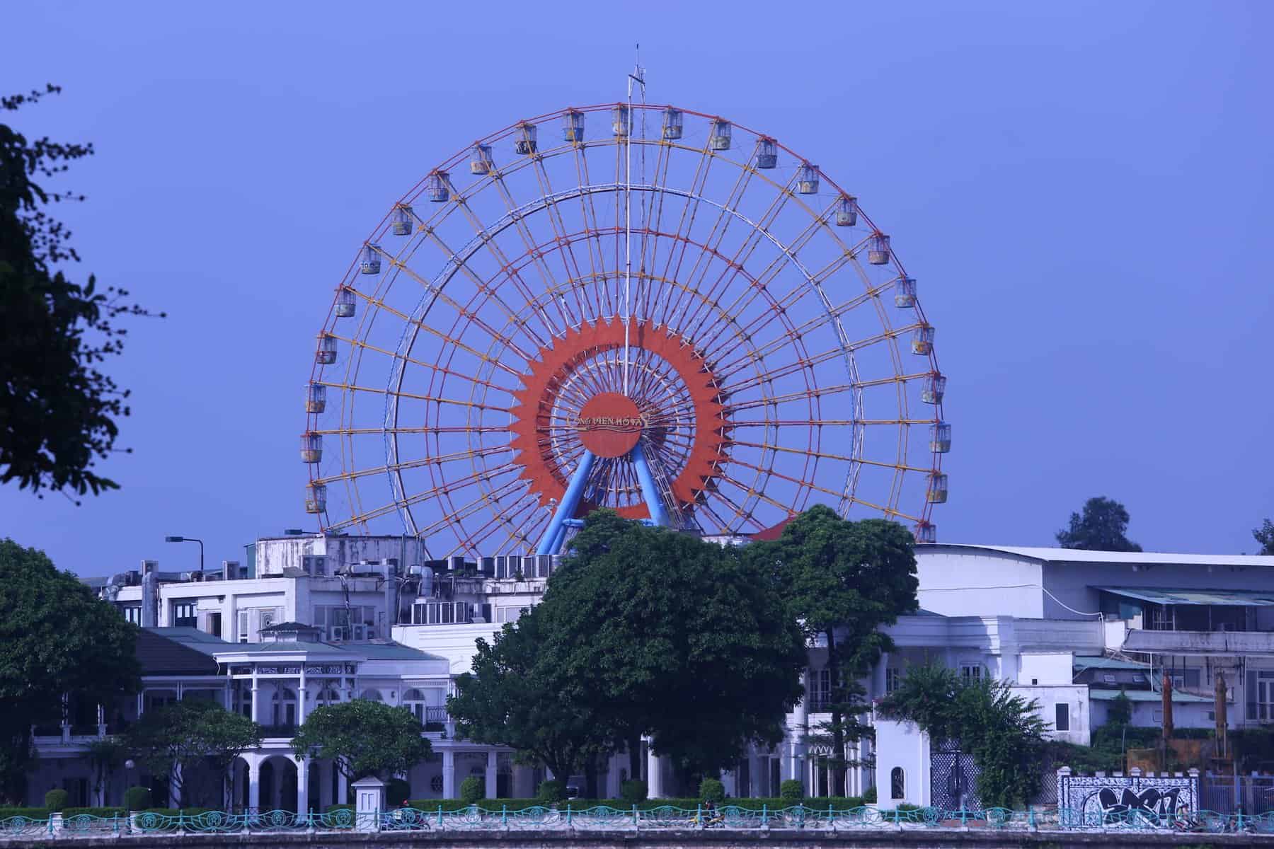 Ferris wheel in Tay Ho Hanoi, Vietnam